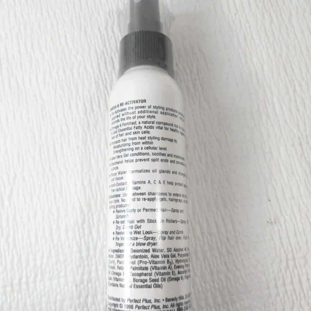 NEW Nick Chavez perfect plus Volumizing Omega 6 re-activator 4fl oz spray‎
